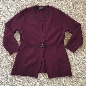 BCBG Maxazaria XS Purple Cardigan